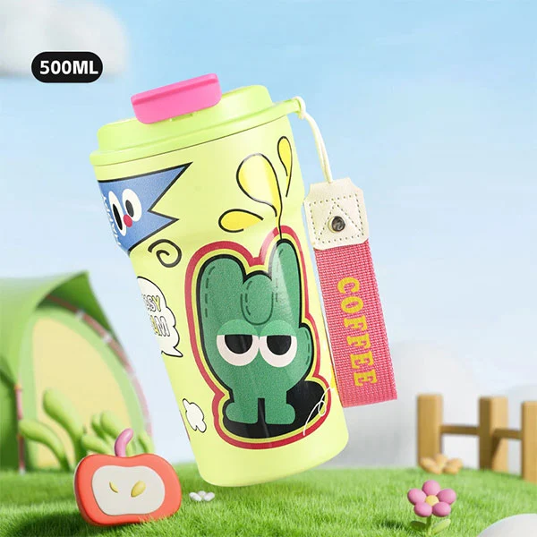 Szigetelt Tumbler vizes palack szalmával